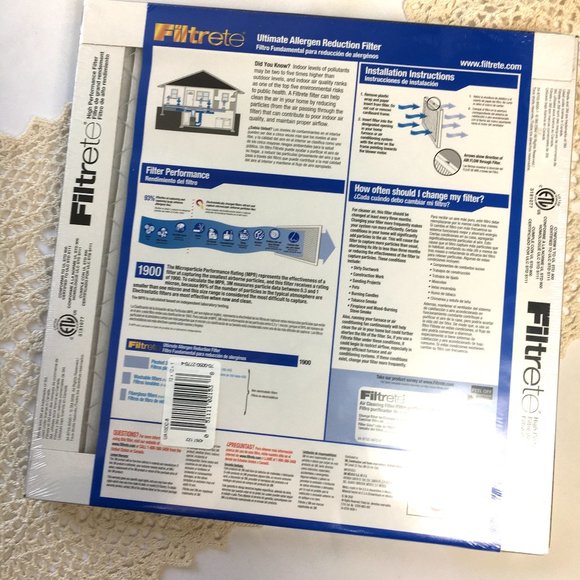 Filtrete 2 Pack Allergen MPR 1900 Air Filter NWT - Picture 14 of 15